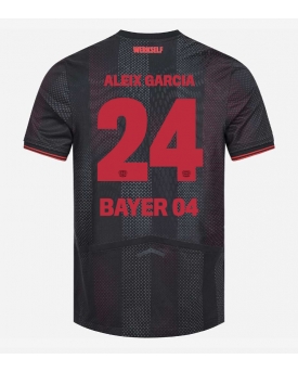 Bayer Leverkusen Aleix Garcia #24 Maglia Gara Casa Repliche 2025-26 Maniche Corte